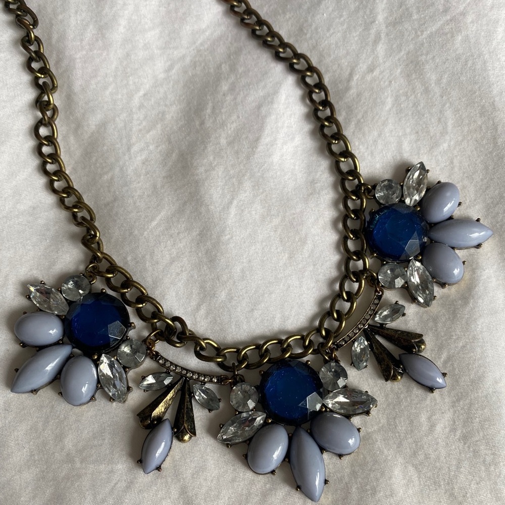 Royal Blue Statement Necklace - J.Crew
